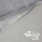 Preview: Plüschstoff Shorty uni 75x100cm hellgrau – Kullaloo